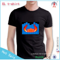 el t shirt wholesale /overseas el lighting t shirts/led t shirts